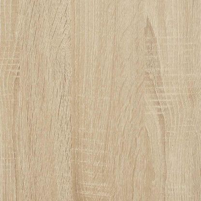 2-delige Badkamermeubelset bewerkt hout sonoma eikenkleurig