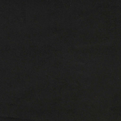 Driezitsbank 180 cm fluweel zwart
